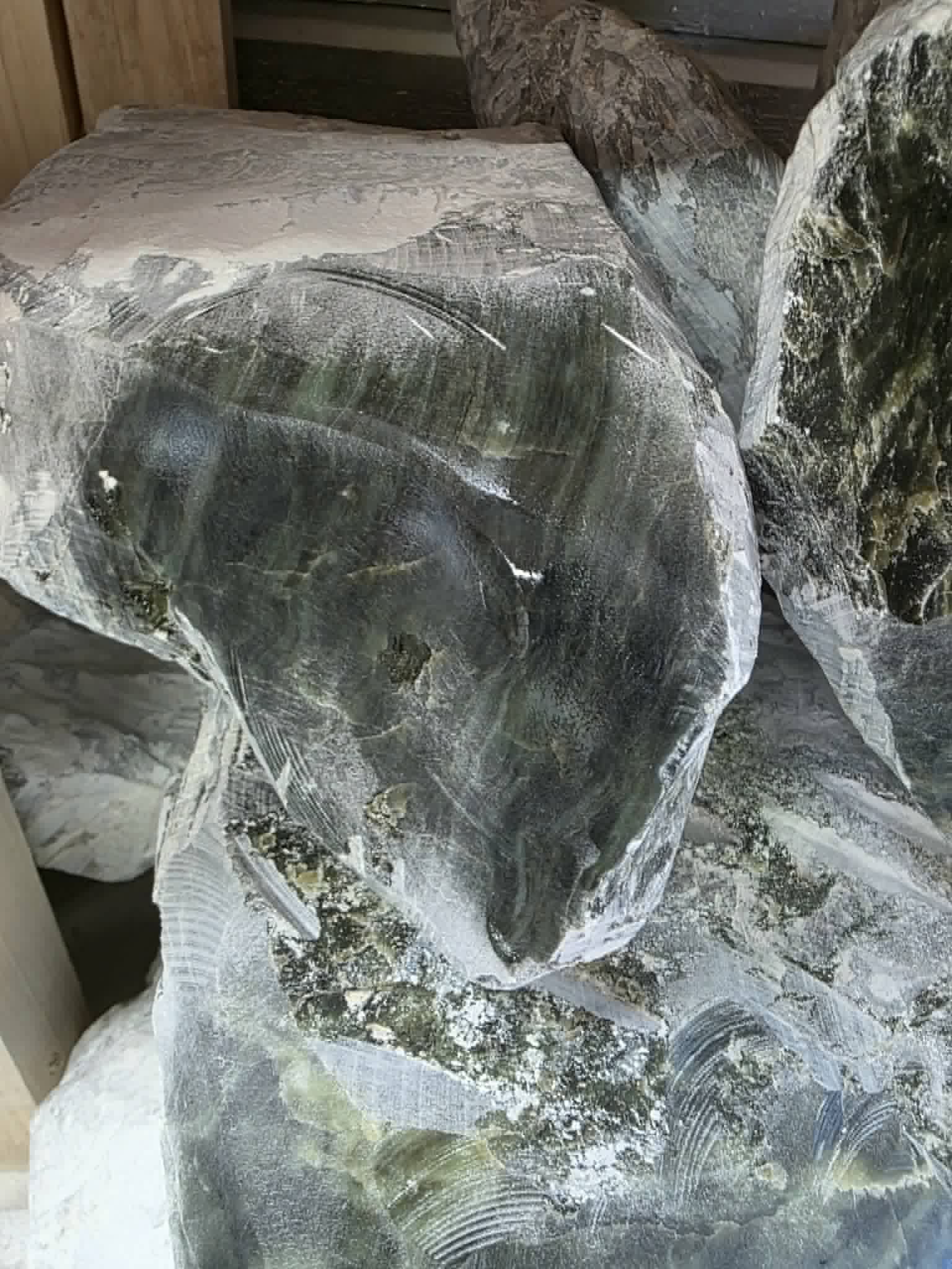 Green-Grey Rough Stone