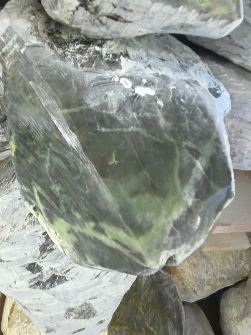 Apple Green Rough Stone